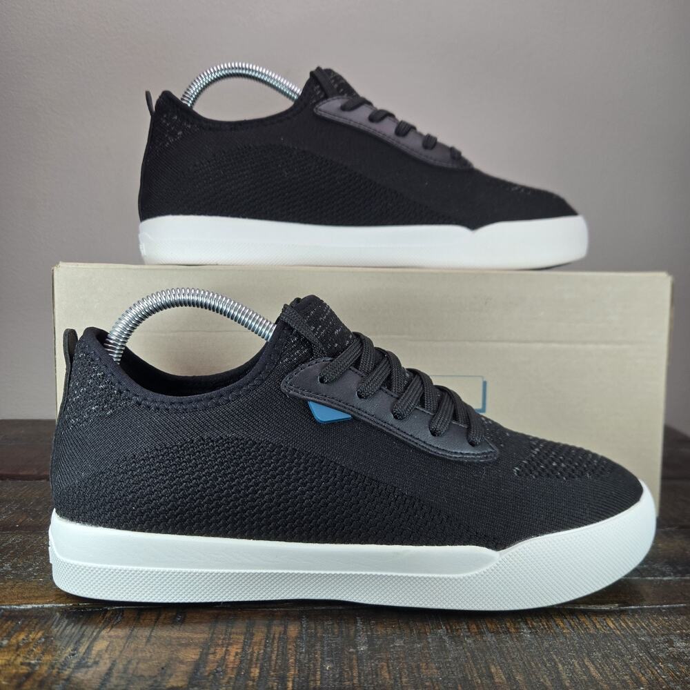 Vessi Weekend Sneaker Mens Size 8 Waterproof Shoes Asphalt Black White Womens 9